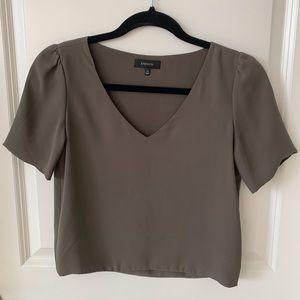 Babaton v-neck blouse